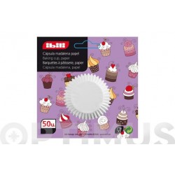 PAPEL MUFFIN BLANCO 50U 7 CM
