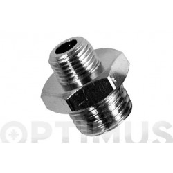 EMPALME ROSCA M-M 2 UDS 3/8"