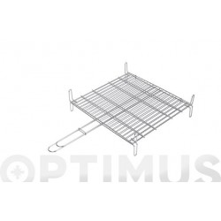 PARRILLA DOBLE INOX 18/8...