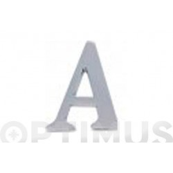 LETRA "D" LATON/75 CROMO MATE