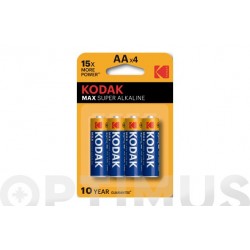 PILA ALCALINA MAX LR06 BL4-AA