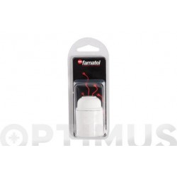 PORTALAMPARAS LISO E-27 BLANCO