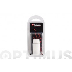 PORTALAMPARAS LISO E-14 BLANCO