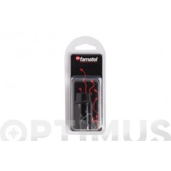 PORTALAMPARAS LISO E-14 NEGRO