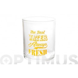 VASO AGUA VINTAGE DECORADO...