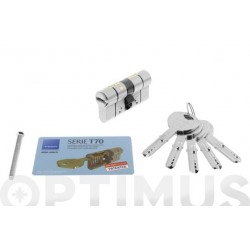 CILINDRO T70 LATON LLAVE...