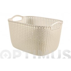CESTA RECTANGULAR KNIT L...