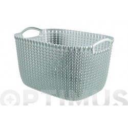 CESTA RECTANGULAR KNIT L...