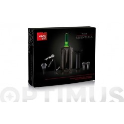 ESTUCHE VINO ESSENTIAL BLACK