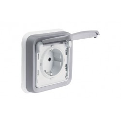 BASE SCHUKO EMPOTRAR GRIS...