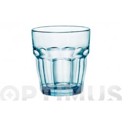 VASO VIDRIO ROCKBAR AZUL 27 CL