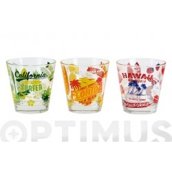 VASO AGUA PACK 3 UDS SURFER...