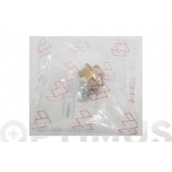 TAPON ROSCA MACHO LATON 3/8"