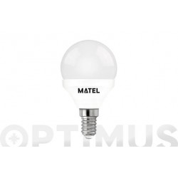 BOMBILLA LED ESFERICA   E14...