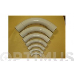 CURVA CORTA PVC GRIS (20...