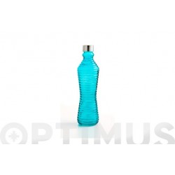 BOTELLA CRISTAL 1 L AZUL...