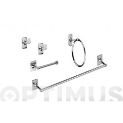 JUEGO DE BAÑO 5 PIEZAS B-LABEL
