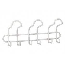 COLGADOR 3 GANCHOS BLANCO