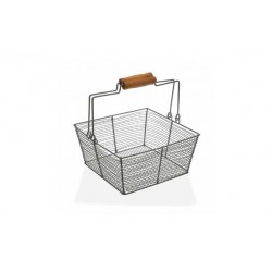 CESTA FRUTERO MULTIUSOS GRIS