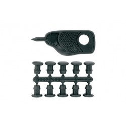 PUNZON + 10 TAPONES 4 MM