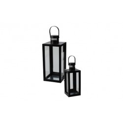 LAMPARA JARDIN NEGRA 2 UDS