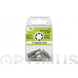PUNTA ATORNILLAR TORX 1/4 5...