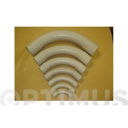 MANGUITO PVC CURVADO 90Âº M-16