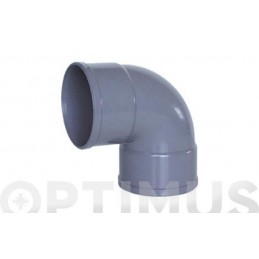 CODO EVACUACION PVC H - H