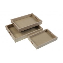 BANDEJAS MADERA MDF SET 3UDS