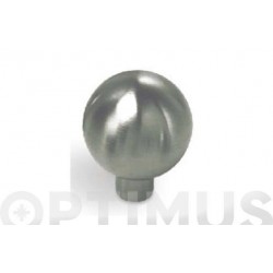 POMO METALICO NIQUEL CEPILLADO
