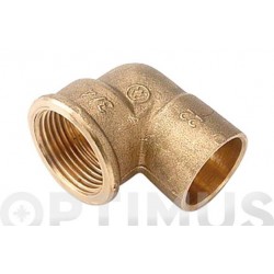CODO HEMBRA 90GCU LATON 1/2...