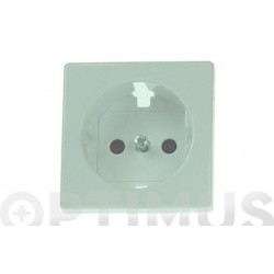 TAPA BASE ENCHUFE 2P + TT...