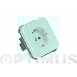 BASE ENCHUFE 2P + TT BLANCO...