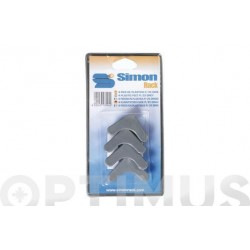 PIE ESTANTERIA GRIS P/35 4 UDS